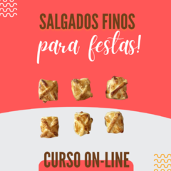 Curso de Salgadinhos Finos para Festas - comprar online