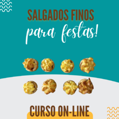 Curso de Salgadinhos Finos para Festas - loja online