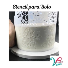 Stencil para Estampar Bolo - Estêncil - comprar online