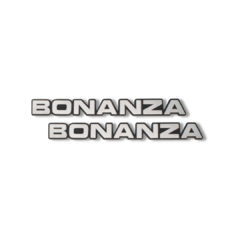 (Par) Emblema Chevrolet C20 Bonanza (1989-1994)