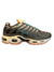 Tenis Air Max Plus TN - Cor.: Preto c/ det. azul e laranja