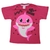 Camiseta Infantil Baby Shark Rosa