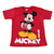 Camiseta Infantil Mickey Body Vermelho