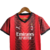 Kit Infantil Milan Home 23/24 - Vermelho e Preto - FUTX | ARTIGOS ESPORTIVOS