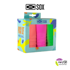 Medias urbanas Tripack en caja SOX