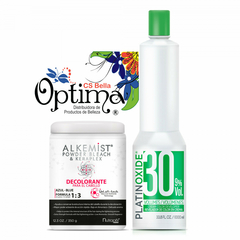 DECOLORANTE ALKEMIST 350 GR. + PEROXIDO 30 VOL. 1 LT.