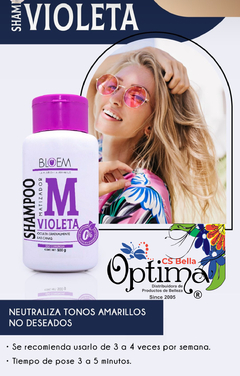 SHAMPOO MATIZADOR VIOLETA BLOEM 500 ML