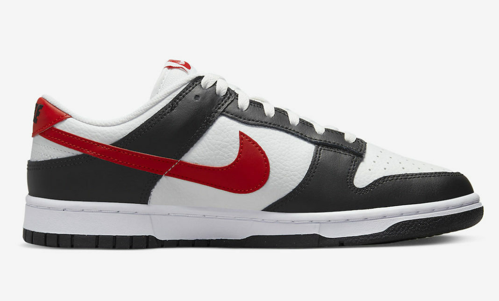 Black nikes hot sale with red swoosh