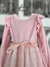 Vestido rosa em Veludo Infanti. - Closet de Luxo