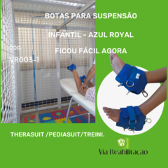 BOTAS PARA SUSPENSÃO - C/ MOSQUETÃO (INFANTIL - AZUL ROYAL)