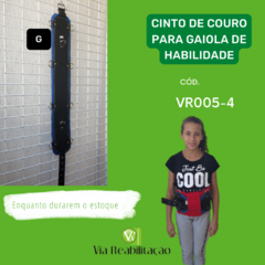 CINTO DE COURO PARA GAIOLA DE HABILIDADE - Via Reabilitação |Equipamentos e acessórios para ortopedia, fisioterapia , therasuit , pediasuit , treini .