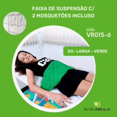 FAIXA DE SUSPENSÃO - 2 MOSQUETÕES DE 6MM INCLUSO