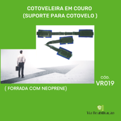 COTOVELEIRA EM COURO (SUPORTE PARA COTOVELOS) FORRADA COM NEOPRENE - comprar online