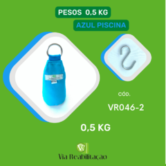 KIT - JOGO DE 06 PESOS EM LONA - COLORIDOS (0,5 Kg - 1.0 kg - 1.5 kg - 2.0 kg - 2.5 kg - 3.0 kg) - comprar online