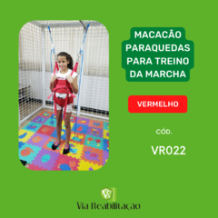 MACACÃO PARAQUEDAS PARA TREINO DA MARCHA - VERMELHO - comprar online