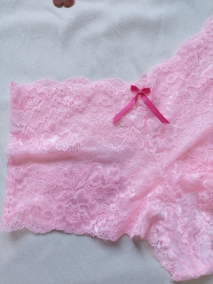 Culotte de puntilla rosa - comprar online