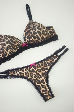 Conjunto Zoe Animal Print - Aimée Lingerie