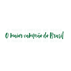 Imagem do Camiseta Toco Y Me Voy Verdão Maior Campeão Do Brasil