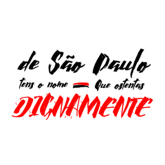 Imagem do Camiseta Toco Y Me Voy Tricolor De São Paulo Tens O Nome