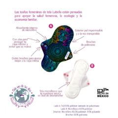 Pantiprotector Lubella Plumitas - Violeta Verde Productos Ecológicos