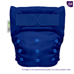 Pañal Unitalla Ecopipo G4 Liso Velcro Azul Noche - comprar en línea