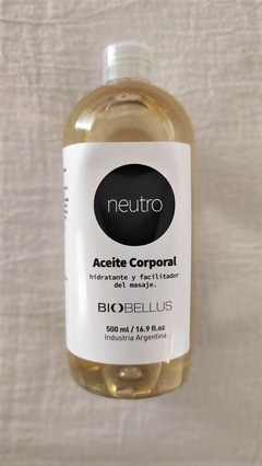 Aceite Corporal Neutro x 500ml Biobellus