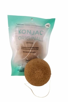 KONJAC ORGINAL Esponja Facial con Fino Extracto de Té Verde -MANCHAS- COONY