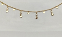 Choker Estrelinhas Penduradas