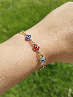 Pulseira Olho Grego Colorida - comprar online