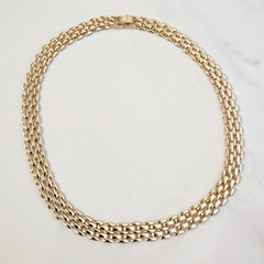 Choker Corrente Antonia Banhada a Ouro - Alisma Semijoias