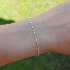 Pulseira de Bolinhas Delicada Prata 925 - comprar online