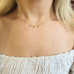 Choker Três Marias Esplendor Banhado - comprar online