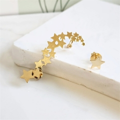 Ear Cuff Estrelas Esplendor Banhado a Ouro