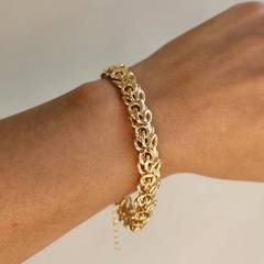 Pulseira Multielos Aurea Banhado a Ouro