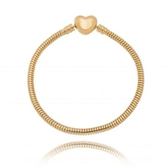 Pulseira para Berloques Banhada a Ouro - comprar online