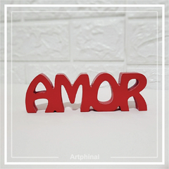 Letra decorativa palavra - Amor - ARTPHINAL ACRÍLICOS