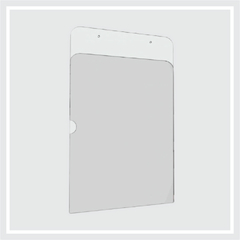 Display de Acrílico A4 (21x30cm) Envelope Vertical de Parede