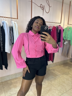 CAMISA CROPPED - Pink - loja online