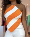 BLUSA FRENTE ÚNICA - Laranja