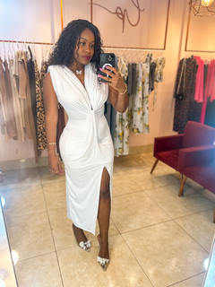 VESTIDO NÓ VIVI - Branco - comprar online