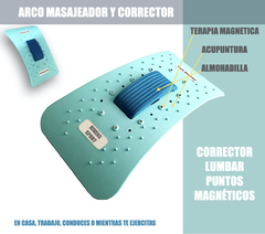 ARCO MASAJE DE ESPALDA / CORRECTOR DE POSTURA/ PUNTOS MAGNÉTICOS ACUPUNTURA - RIVERS SPORT