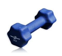 MANCUERNA NEOPRENO ANGULAR GYM 5LBS UNIDAD