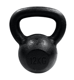 MANCUERNA RUSA MULTIFUNCIONAL KETTLEBELL HIERRO FUNDIDO 12KL UNIDAD