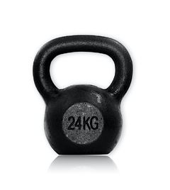 MANCUERNA RUSA MULTIFUNCIONAL KETTLEBELL HIERRO FUNDIDO 24KL UNIDAD