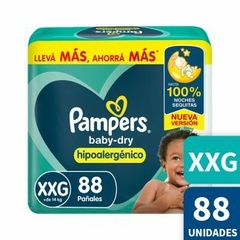 Pampers Baby dry Xxg Extra Extra Grande x54