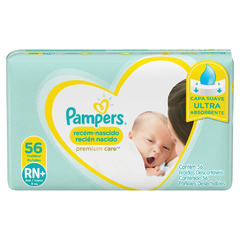 Pampers Recien Nacido Premium Care RN+ x56