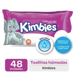 KIMBIES TOALLAS HUMEDAS x48 UN.