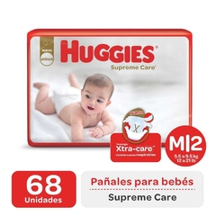 Huggies Supreme Care Talle M Mediano x68 un