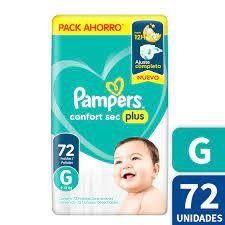 Pampers Baby Dry Talle G Grande x72