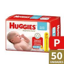 Huggies Supreme Care Unisex - Talle P Pequeño x50 Unidades por paquete